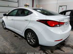 2014 Hyundai Elantra Se White vin: 5NPDH4AE3EH502684