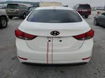 2014 Hyundai Elantra Se White vin: 5NPDH4AE3EH527407