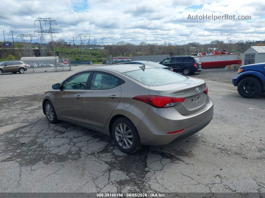 2014 Hyundai Elantra Se Champagne vin: 5NPDH4AE3EH529027