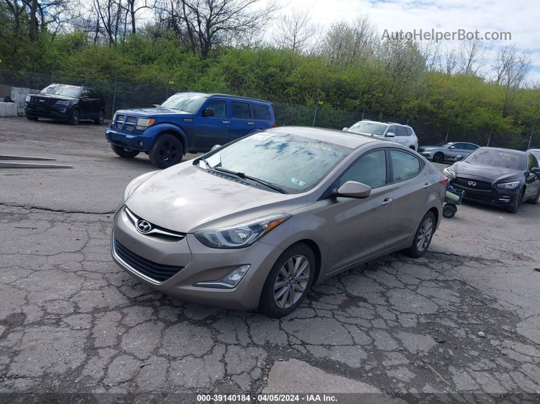 2014 Hyundai Elantra Se Champagne vin: 5NPDH4AE3EH529027