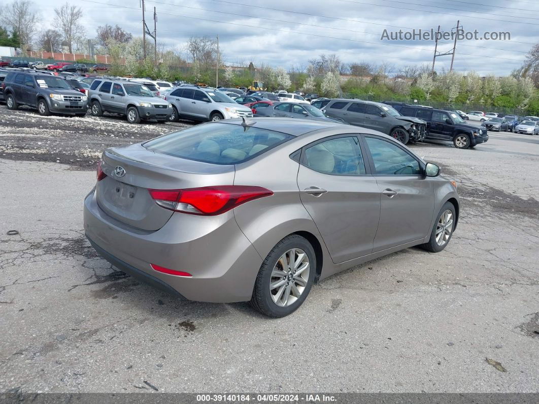 2014 Hyundai Elantra Se Champagne vin: 5NPDH4AE3EH529027