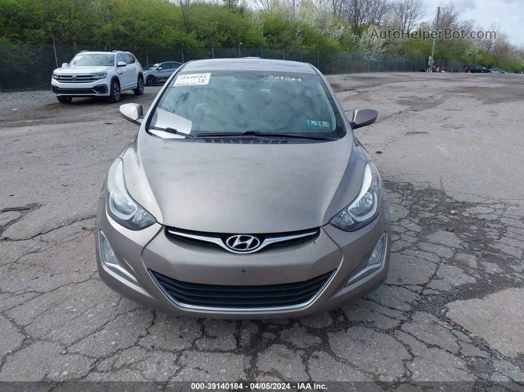 2014 Hyundai Elantra Se Champagne vin: 5NPDH4AE3EH529027