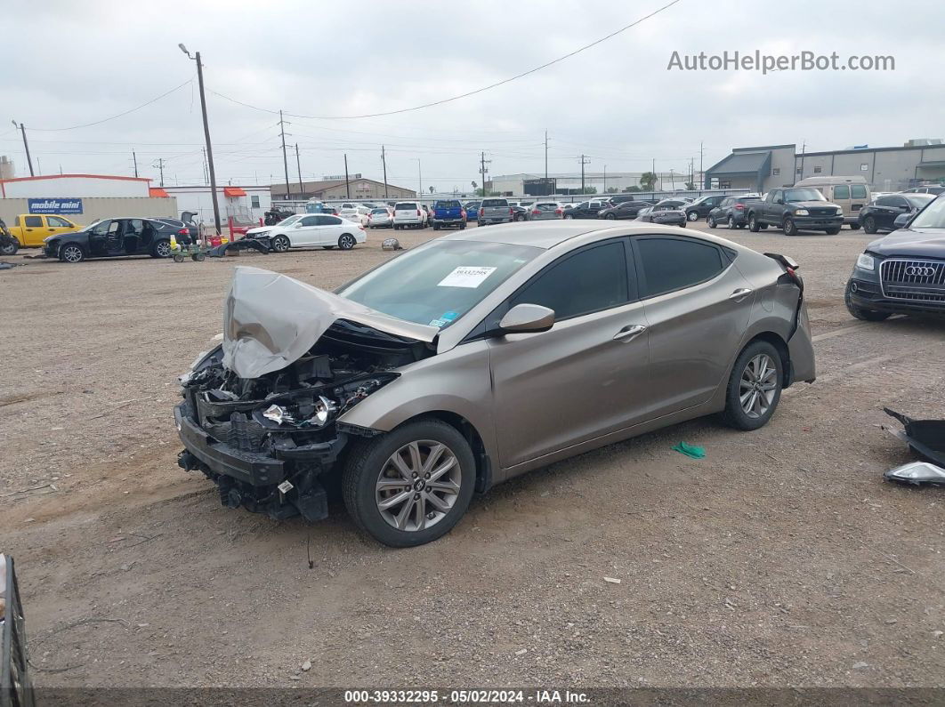 2014 Hyundai Elantra Se Tan vin: 5NPDH4AE3EH529030