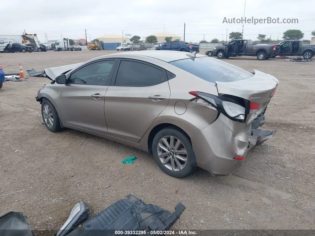 2014 Hyundai Elantra Se Tan vin: 5NPDH4AE3EH529030