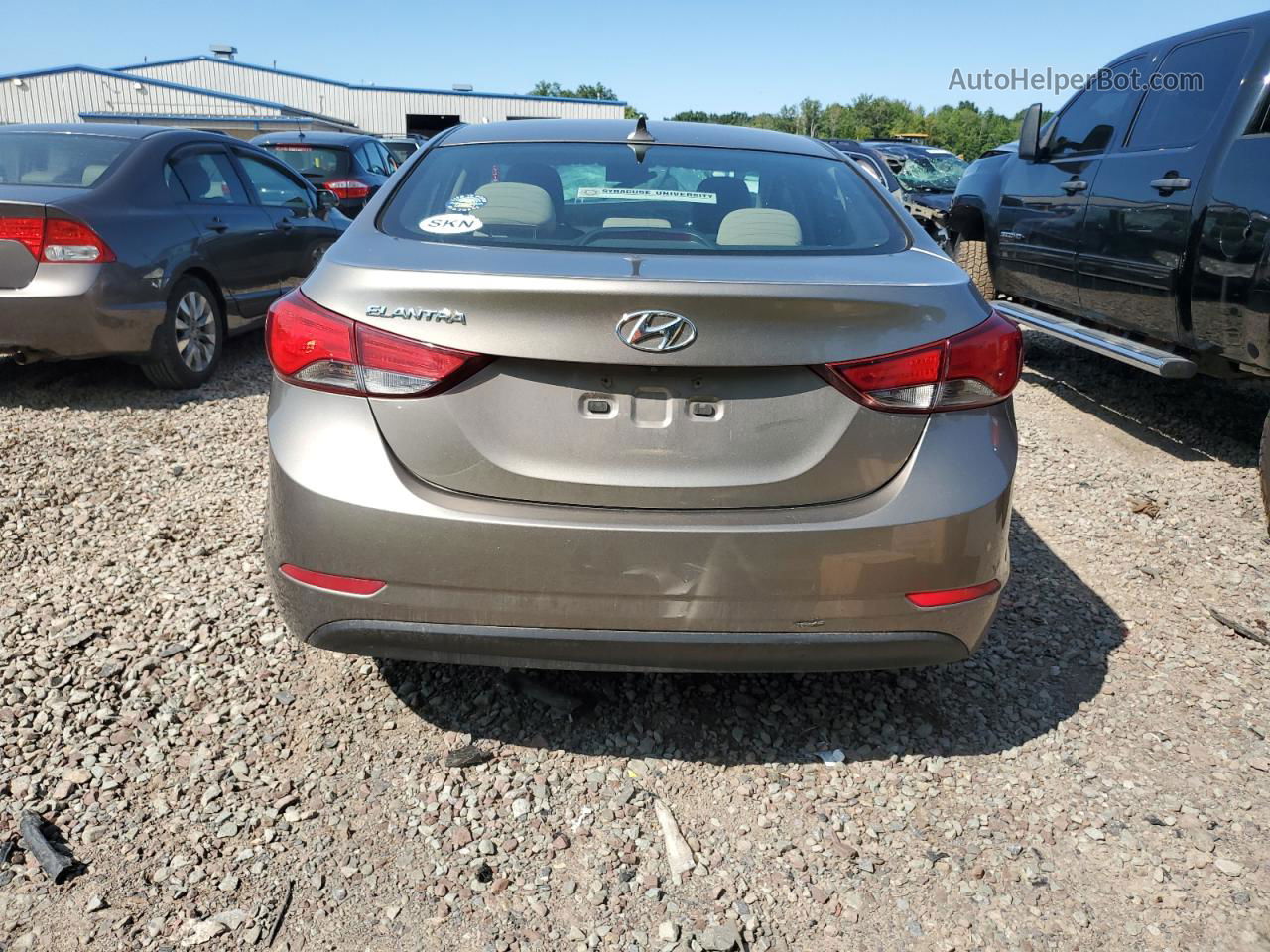 2014 Hyundai Elantra Se Tan vin: 5NPDH4AE3EH529707