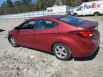 2014 Hyundai Elantra Se Red vin: 5NPDH4AE3EH534440