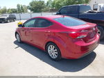 2014 Hyundai Elantra Se Burgundy vin: 5NPDH4AE3EH539363