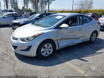 2016 Hyundai Elantra Se Silver vin: 5NPDH4AE3GH680582