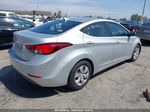 2016 Hyundai Elantra Se Silver vin: 5NPDH4AE3GH680582