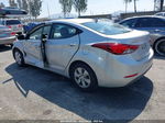 2016 Hyundai Elantra Se Silver vin: 5NPDH4AE3GH680582