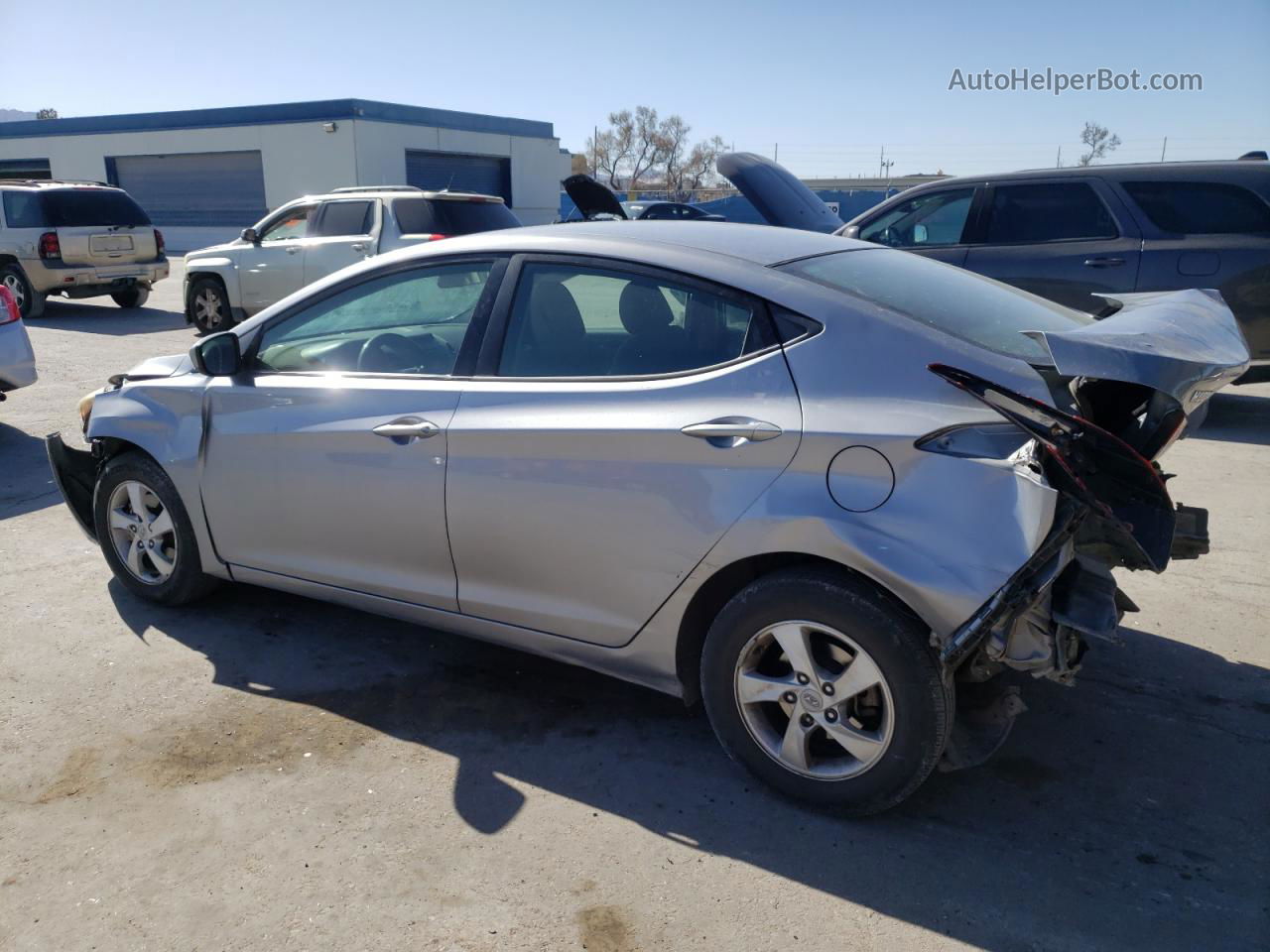 2016 Hyundai Elantra Se Серебряный vin: 5NPDH4AE3GH697317