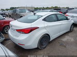 2016 Hyundai Elantra Se White vin: 5NPDH4AE3GH698581