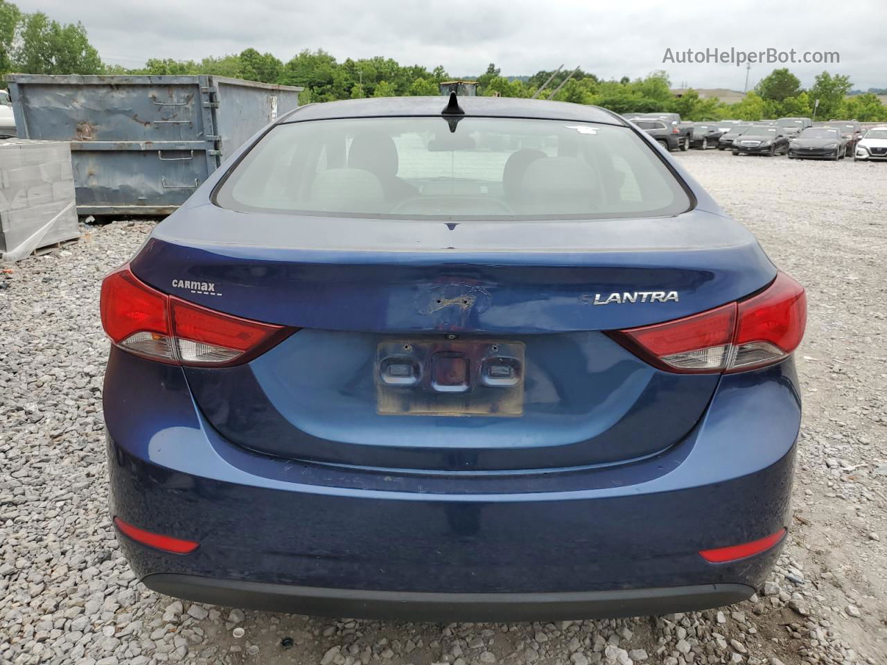 2016 Hyundai Elantra Se Blue vin: 5NPDH4AE3GH711054