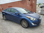 2016 Hyundai Elantra Se Blue vin: 5NPDH4AE3GH711054