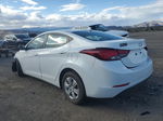 2016 Hyundai Elantra Se White vin: 5NPDH4AE3GH713595