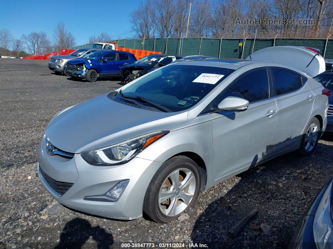 2016 Hyundai Elantra Value Edition Silver vin: 5NPDH4AE3GH727030