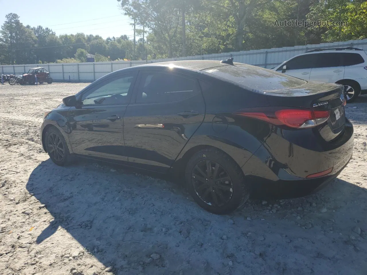 2016 Hyundai Elantra Se Black vin: 5NPDH4AE3GH743017