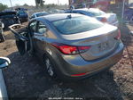 2016 Hyundai Elantra Se Gray vin: 5NPDH4AE3GH743521