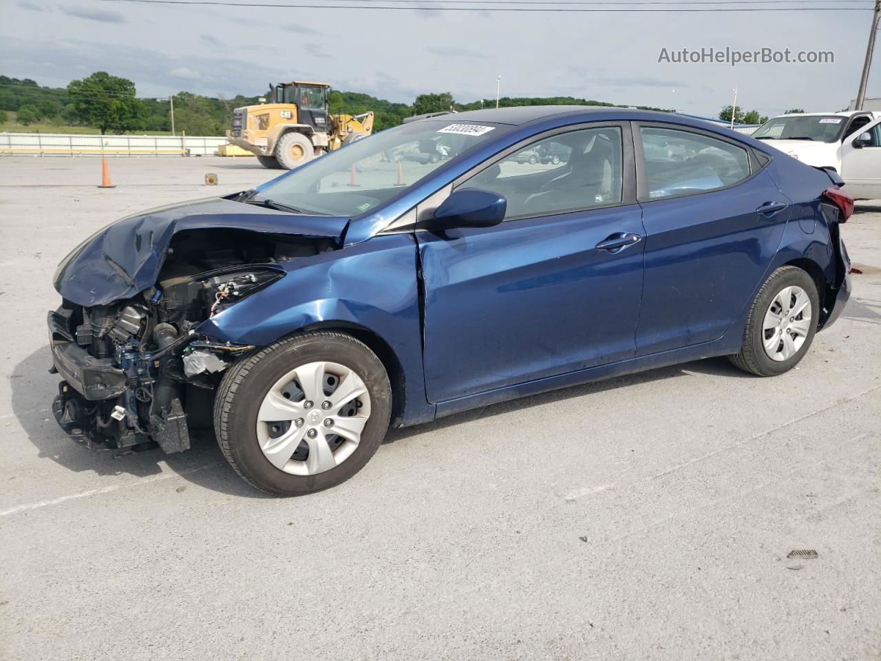 2016 Hyundai Elantra Se Синий vin: 5NPDH4AE3GH762134