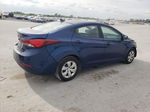 2016 Hyundai Elantra Se Blue vin: 5NPDH4AE3GH762134