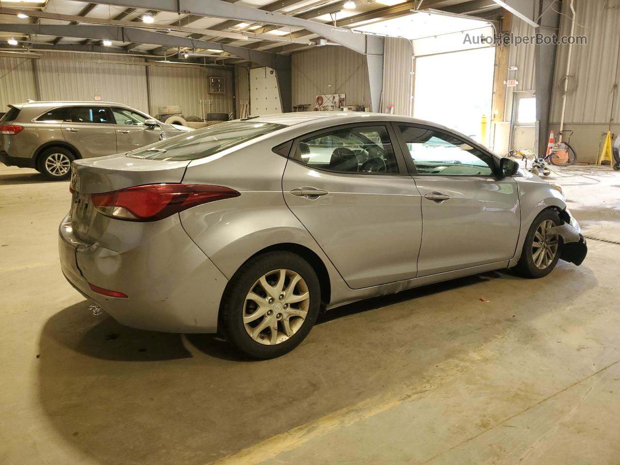 2016 Hyundai Elantra Se Silver vin: 5NPDH4AE3GH762229