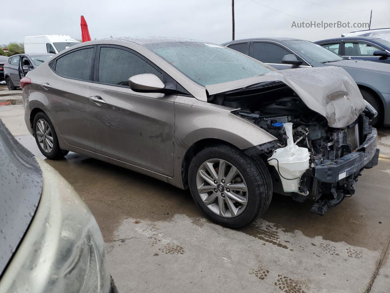 2016 Hyundai Elantra Se Tan vin: 5NPDH4AE3GH767222