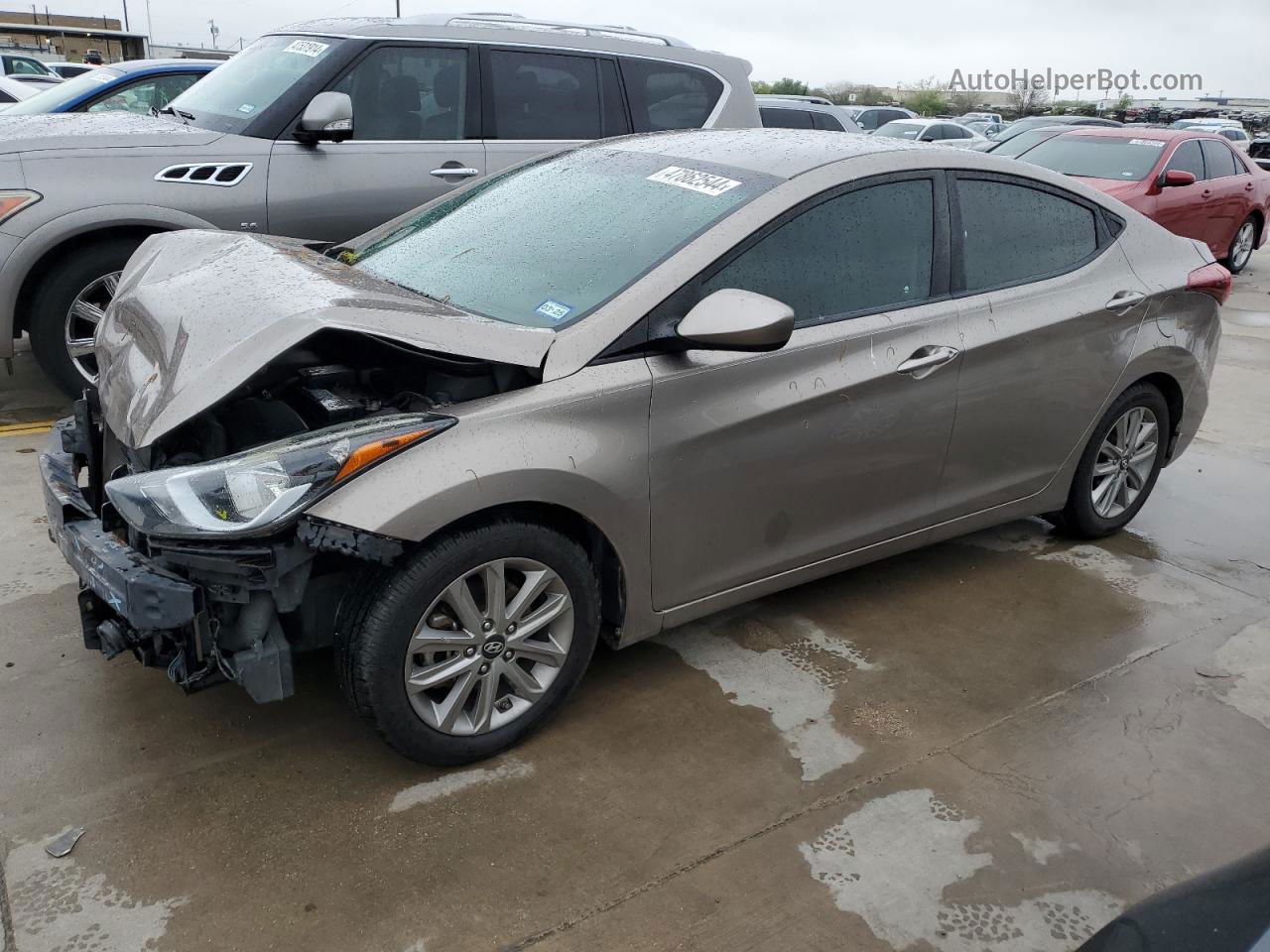 2016 Hyundai Elantra Se Tan vin: 5NPDH4AE3GH767222