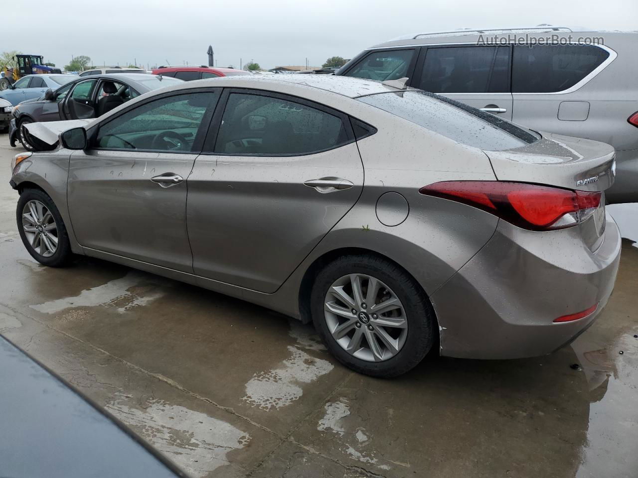 2016 Hyundai Elantra Se Tan vin: 5NPDH4AE3GH767222