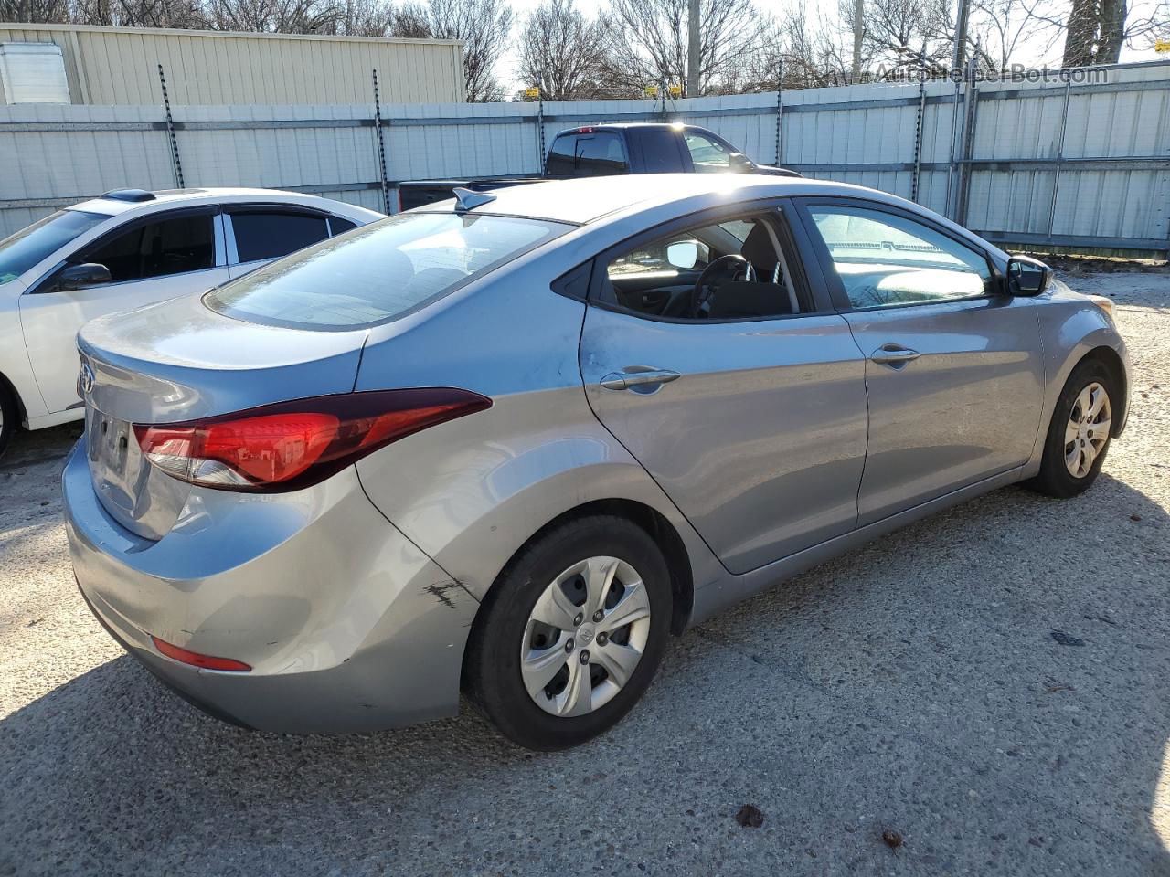 2016 Hyundai Elantra Se Серебряный vin: 5NPDH4AE3GH781783