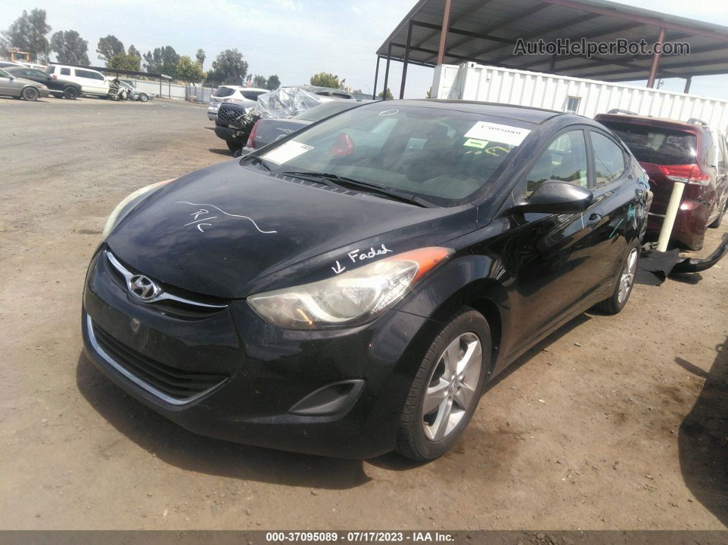 2011 Hyundai Elantra Gls Pzev Black vin: 5NPDH4AE4BH001816