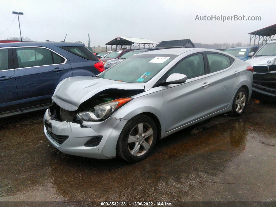 2011 Hyundai Elantra Gls Silver vin: 5NPDH4AE4BH001878