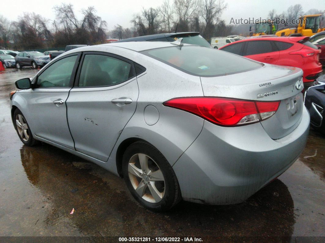 2011 Hyundai Elantra Gls Silver vin: 5NPDH4AE4BH001878