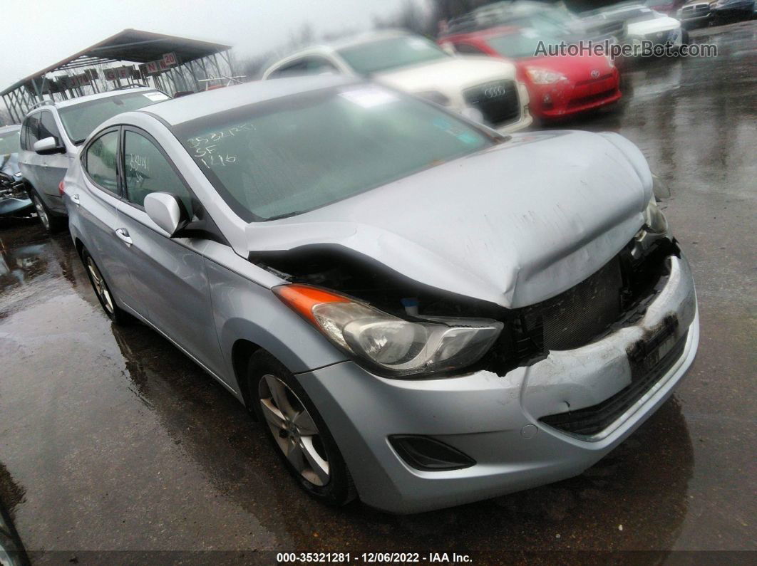 2011 Hyundai Elantra Gls Silver vin: 5NPDH4AE4BH001878