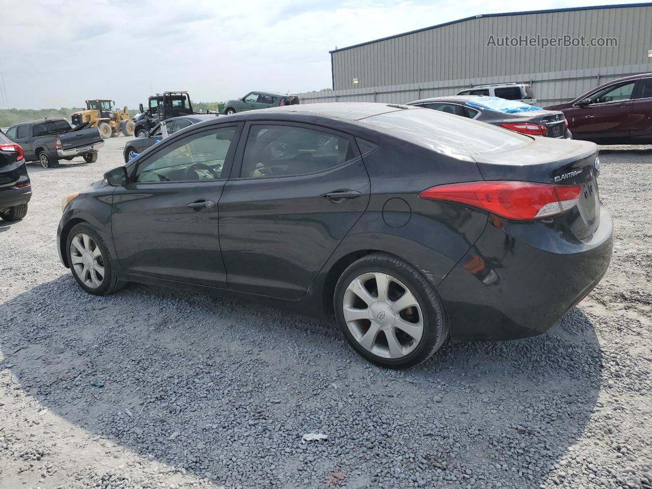 2011 Hyundai Elantra Gls Black vin: 5NPDH4AE4BH017000