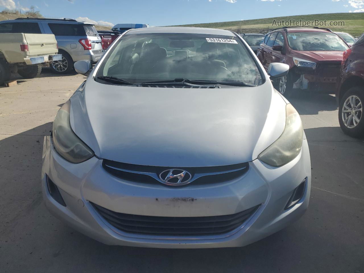 2011 Hyundai Elantra Gls Silver vin: 5NPDH4AE4BH023444