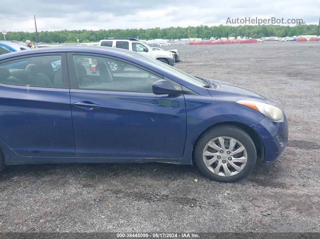 2011 Hyundai Elantra Gls Blue vin: 5NPDH4AE4BH030104