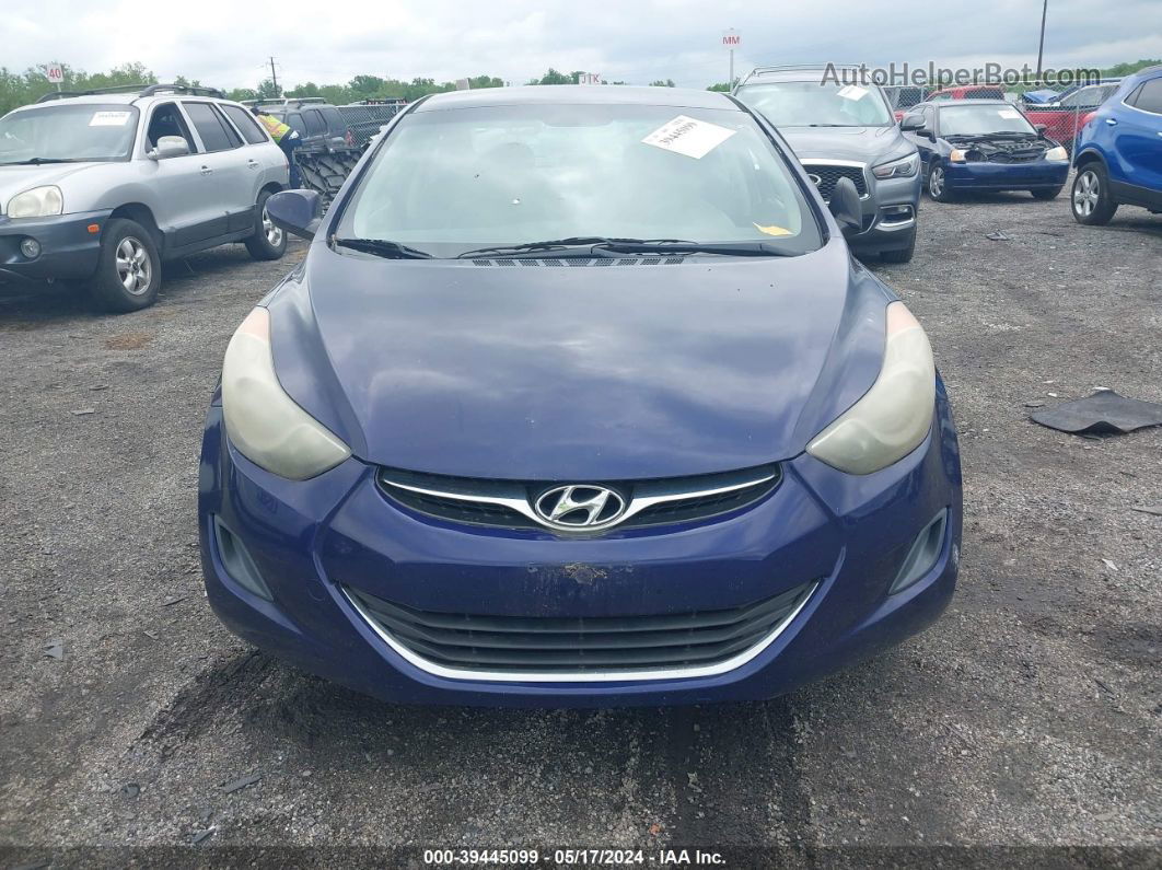 2011 Hyundai Elantra Gls Blue vin: 5NPDH4AE4BH030104