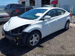 2011 Hyundai Elantra Gls White vin: 5NPDH4AE4BH037960