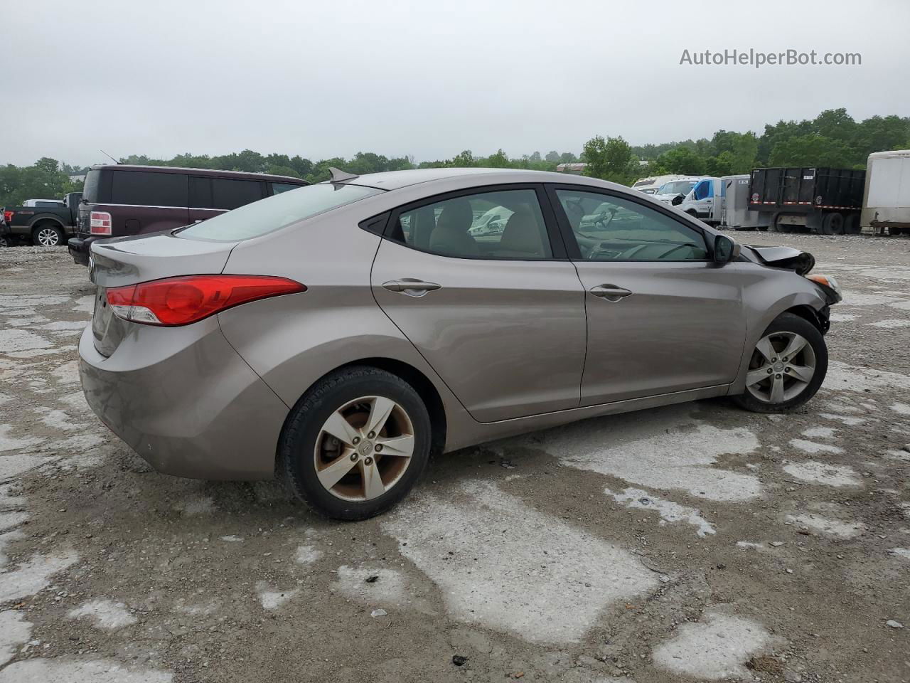 2011 Hyundai Elantra Gls Tan vin: 5NPDH4AE4BH041524