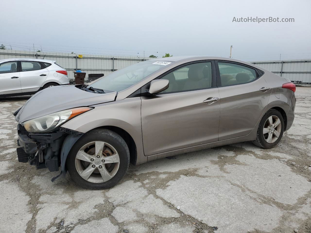 2011 Hyundai Elantra Gls Tan vin: 5NPDH4AE4BH041524