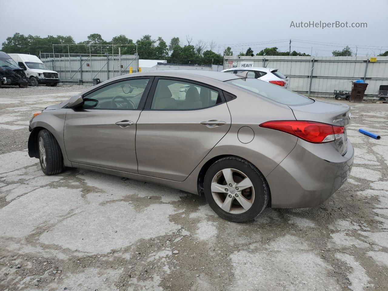 2011 Hyundai Elantra Gls Tan vin: 5NPDH4AE4BH041524