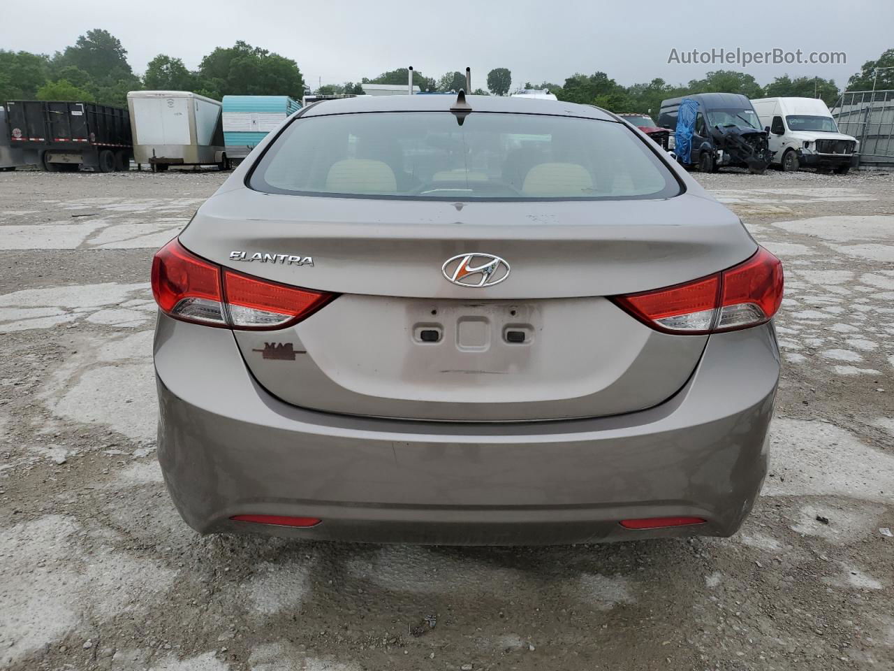 2011 Hyundai Elantra Gls Tan vin: 5NPDH4AE4BH041524