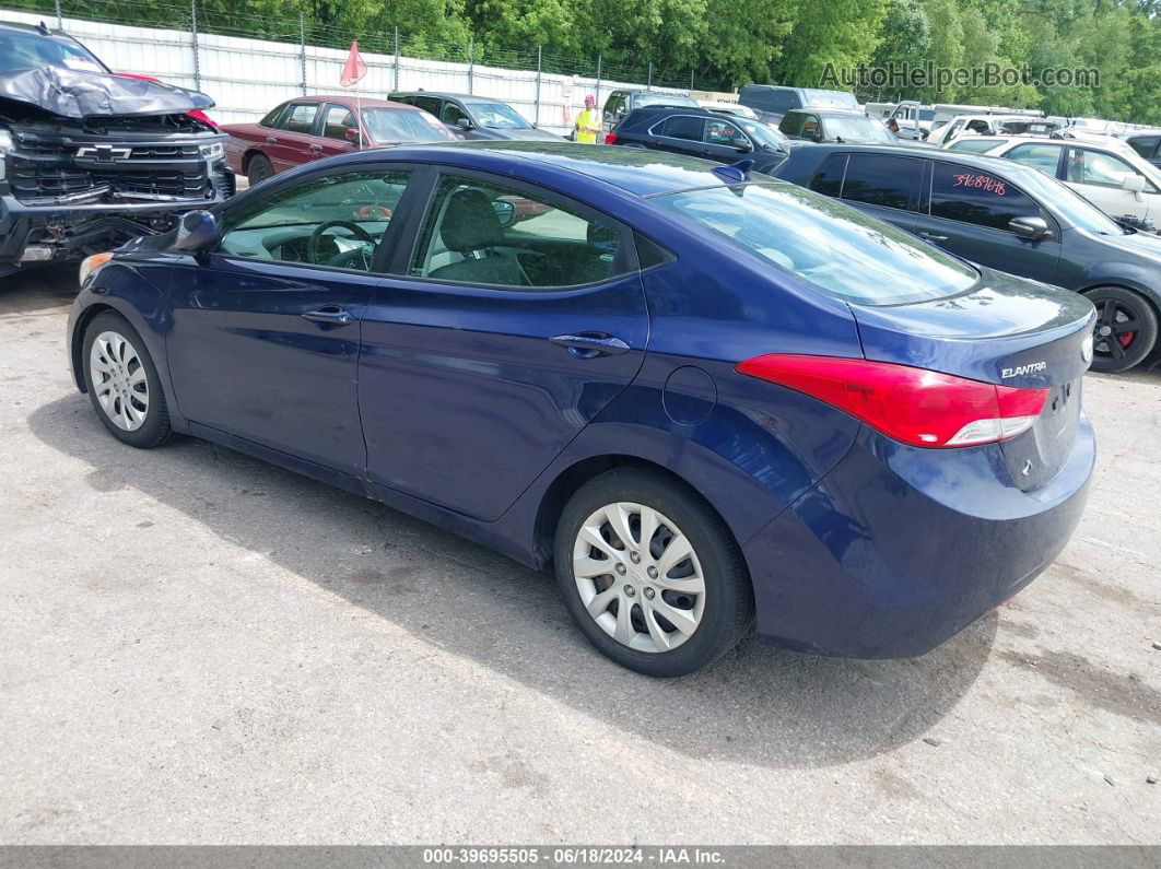 2011 Hyundai Elantra Gls Blue vin: 5NPDH4AE4BH051969