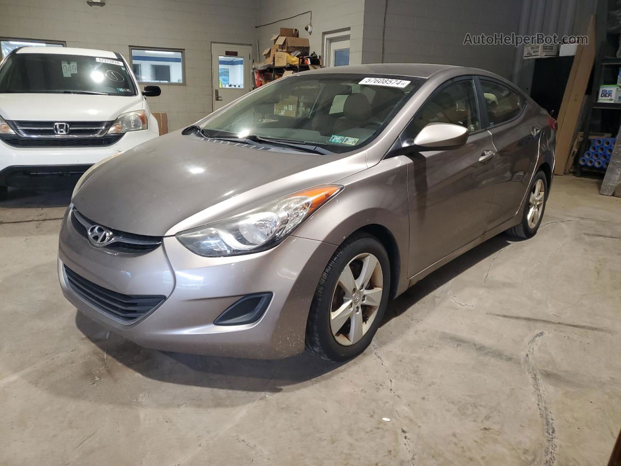 2011 Hyundai Elantra Gls Серый vin: 5NPDH4AE4BH053706