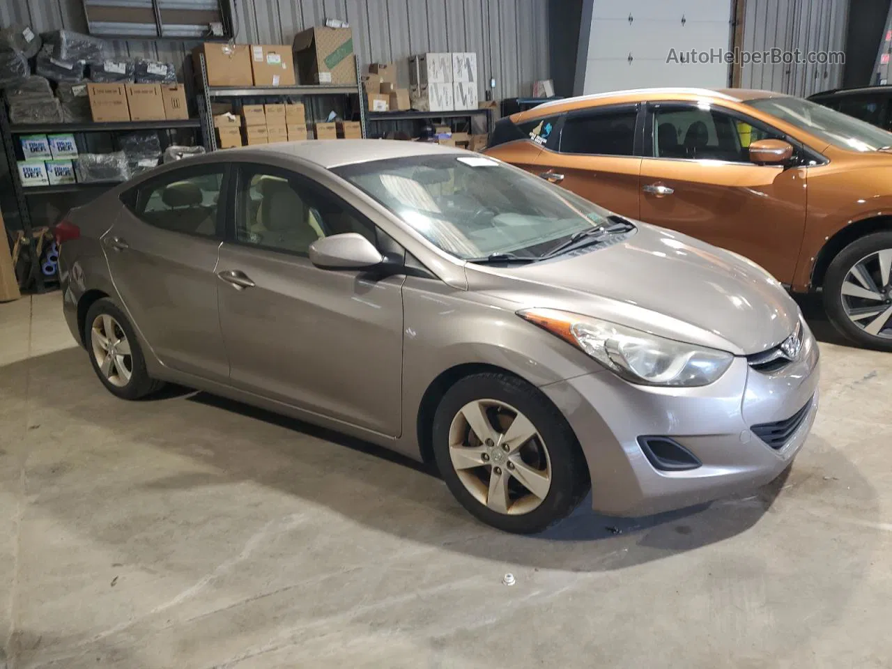 2011 Hyundai Elantra Gls Серый vin: 5NPDH4AE4BH053706