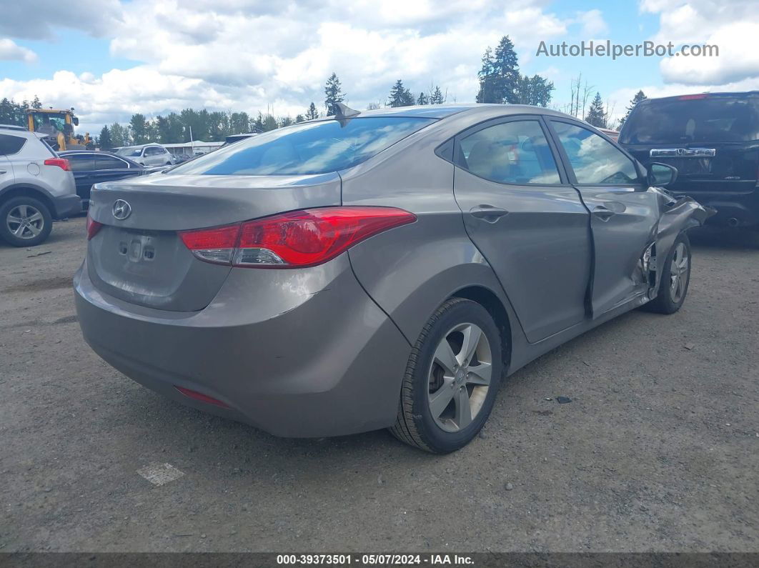 2012 Hyundai Elantra Gls Золотой vin: 5NPDH4AE4CH089932