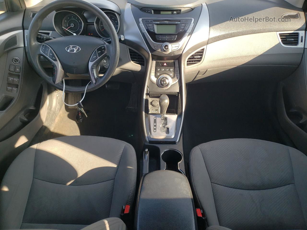 2013 Hyundai Elantra Gls Silver vin: 5NPDH4AE4DH171886