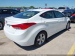 2013 Hyundai Elantra Gls White vin: 5NPDH4AE4DH181219