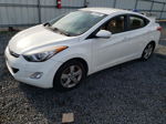 2013 Hyundai Elantra Gls White vin: 5NPDH4AE4DH184668