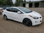 2013 Hyundai Elantra Gls White vin: 5NPDH4AE4DH250622